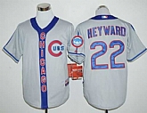 Chicago Cubs #22 Jason Heyward Gray Cooperstown Stitched Baseball Jersey,baseball caps,new era cap wholesale,wholesale hats